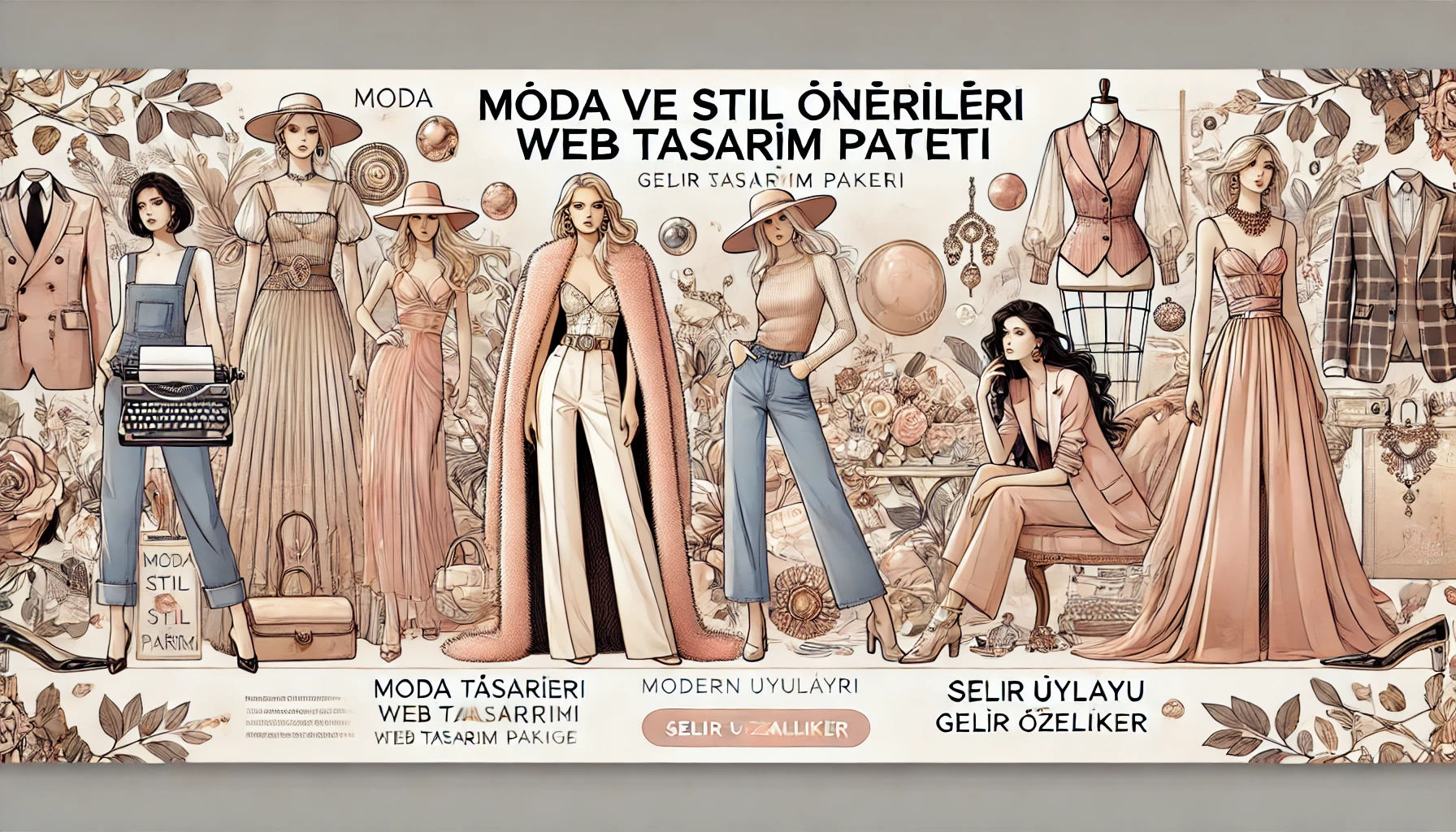 Moda ve Stil Önerileri Web Tasarım Paketi