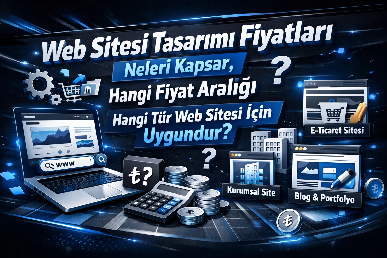 Web Sitesi Tasarımı Fiyatları Neleri Kapsar, Hangi Fiyat Aralığı Hangi Tür Web Sitesi İçin Uygundur?