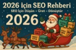 2026 SEO Rehberi; SEO İçin Düşün Üret Dönüştür
