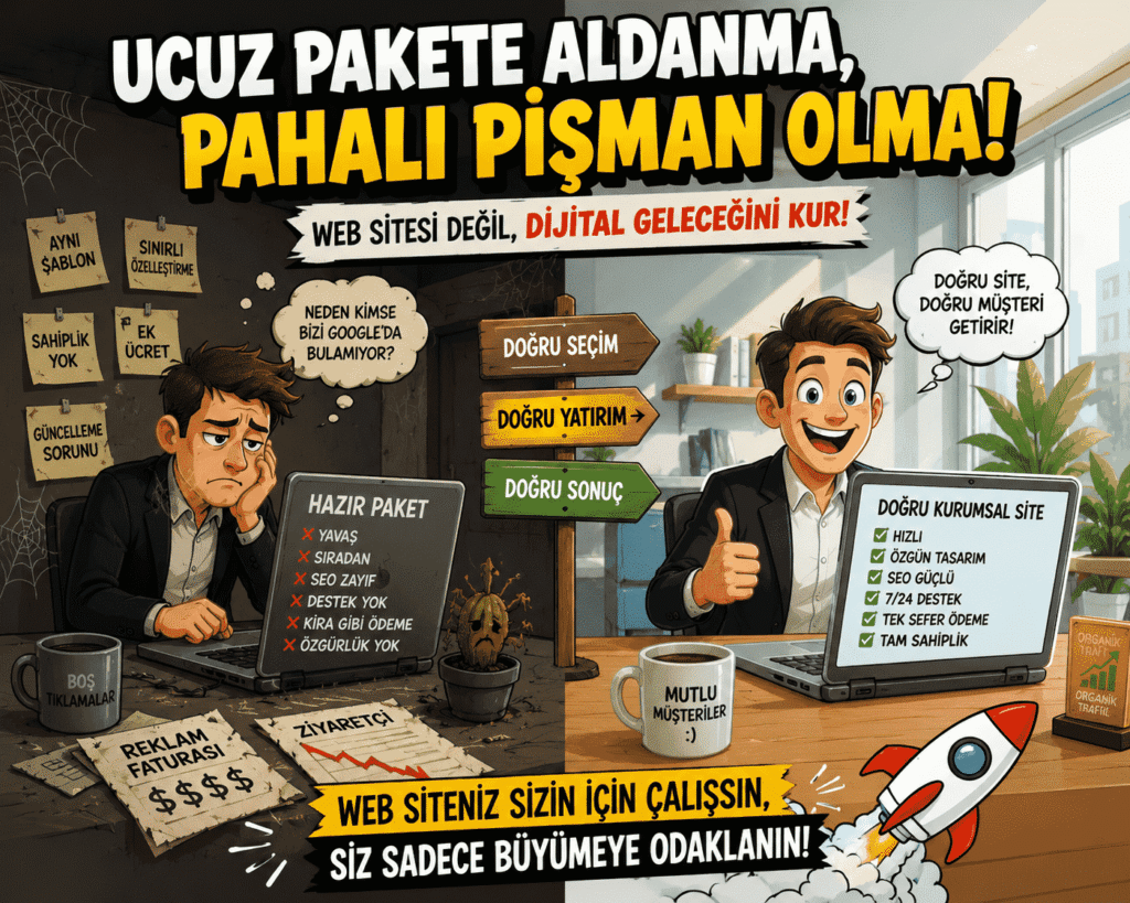 Kurumsal Web Sitesi Paketleri Ger&ccedil;ekten Ucuz Mu? Ekonomik Web Sitesi Paketi Ne Demek?