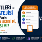 SEO Paketleri ile SEO Stratejisi Arasındaki Fark: Yapılacaklar Listesi mi, Yol Haritası mı?