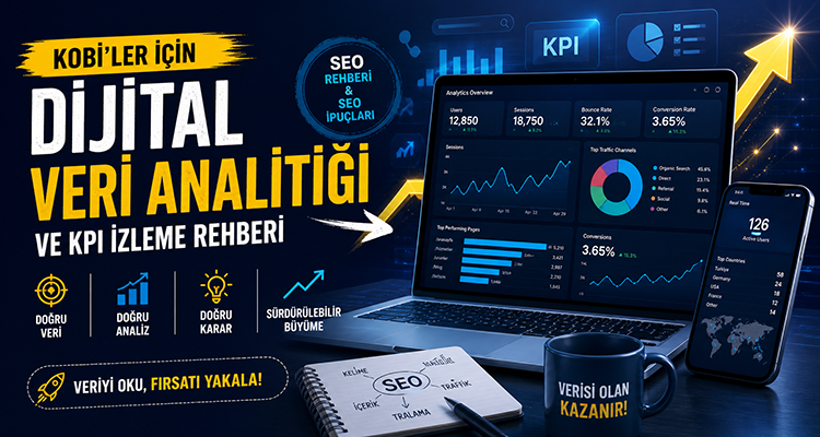 Seo Rehberi Kobi Rehberi; KOBİ’ler İçin Dijital Veri Analitiği ve KPI İzleme Rehberi