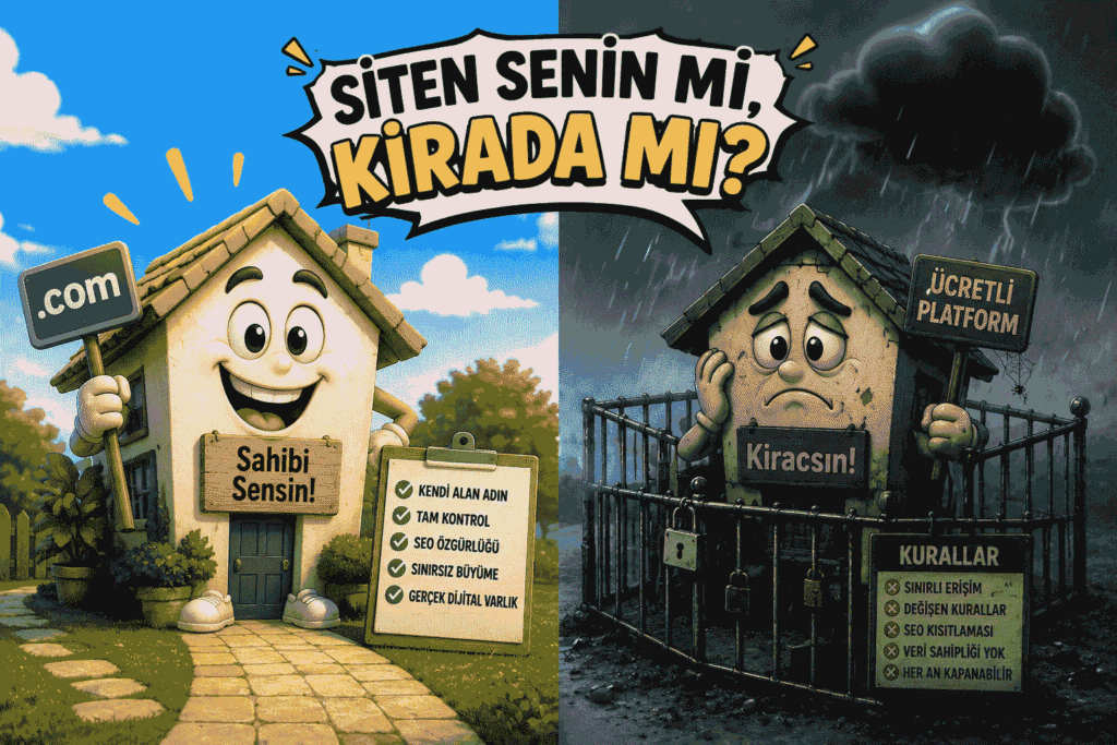 Web Sitesi: Site Sahibi misiniz, Yoksa Dijitalde Kiracı mı?