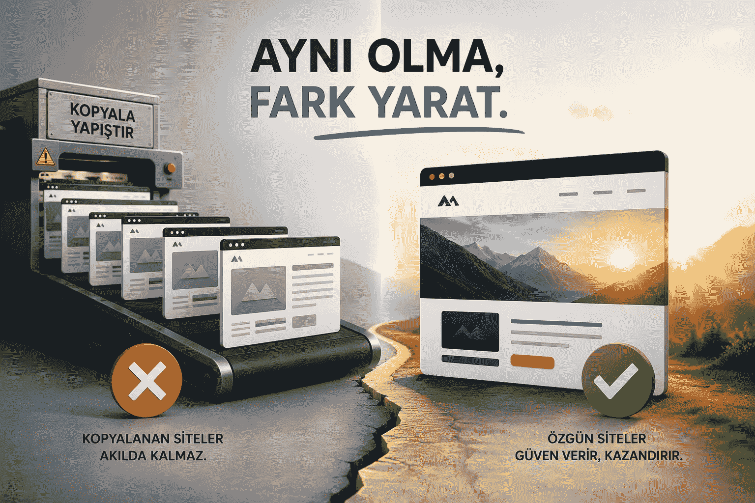 Kurumsal Web Sitesi Paketleri ve Türkiye’deki Kopyala-Yapıştır Site Sorunu